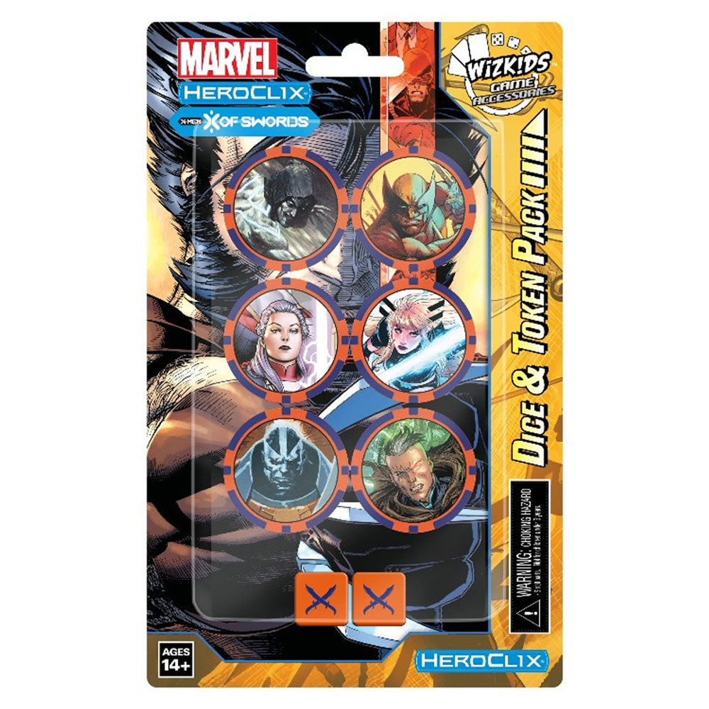 Marvel HeroClix X-Men X of Swords Dice and Token Pack