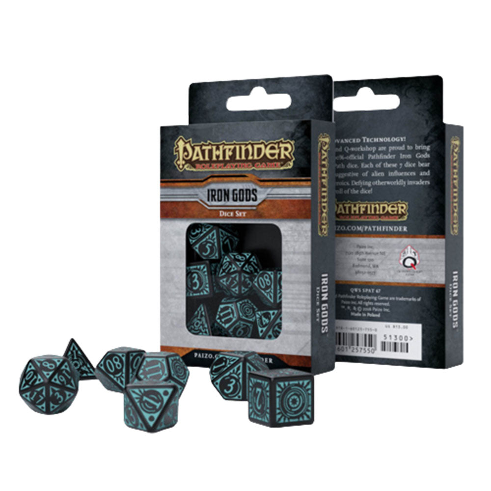 Q Atelier Pathfinder Dice (ensemble de 7)