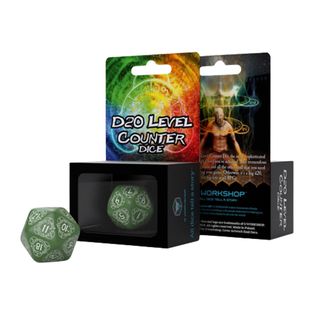 Q workshop D20 Counter Dice