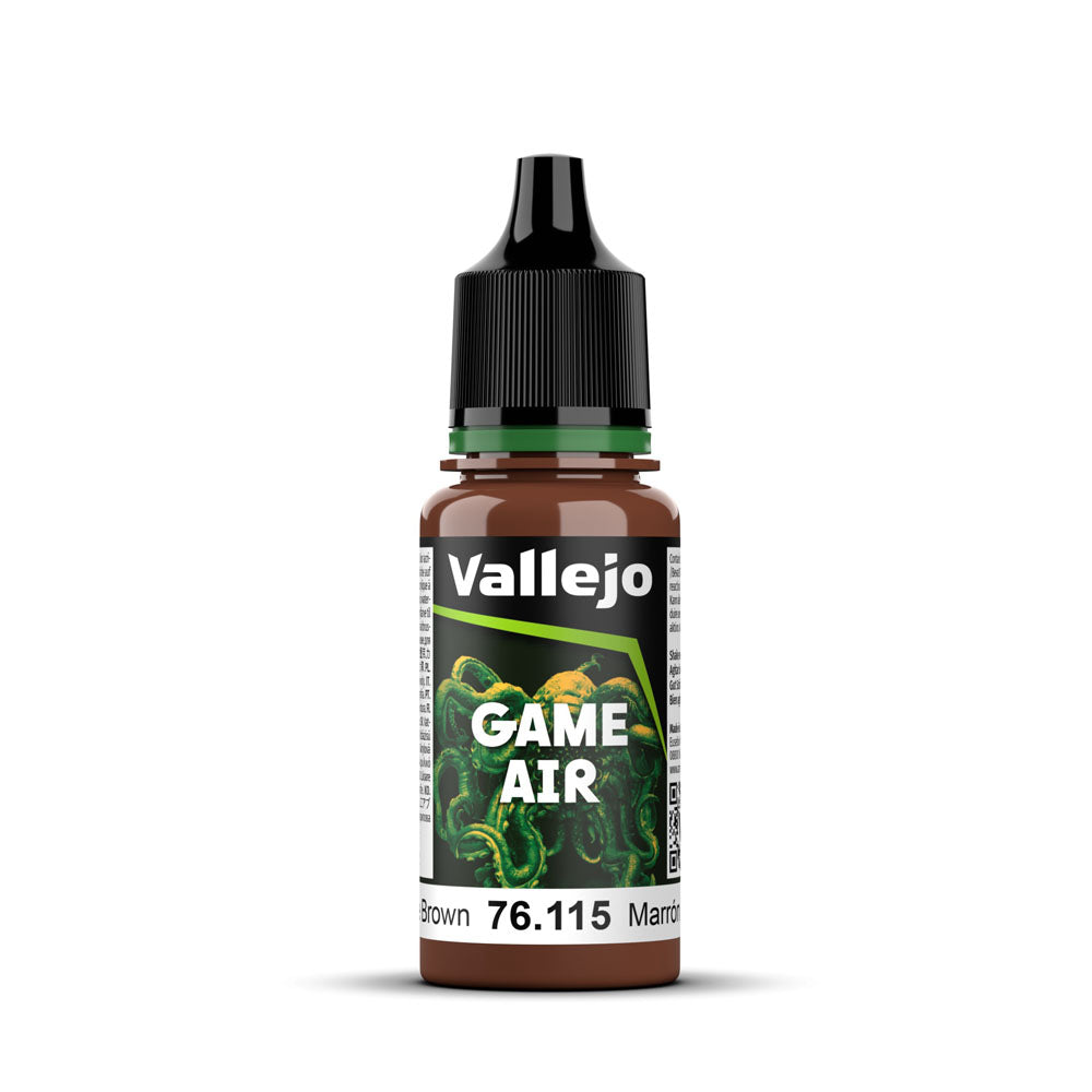 Vallejoゲームエアアクリルペイント18ml（茶色）