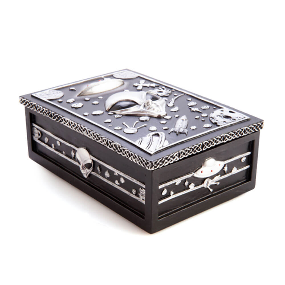 Lujosa caja de tarot de polyresin