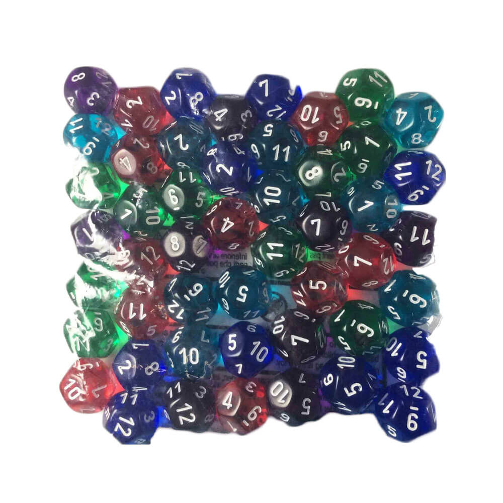 Chessex bulkpose med gennemsigtig terning