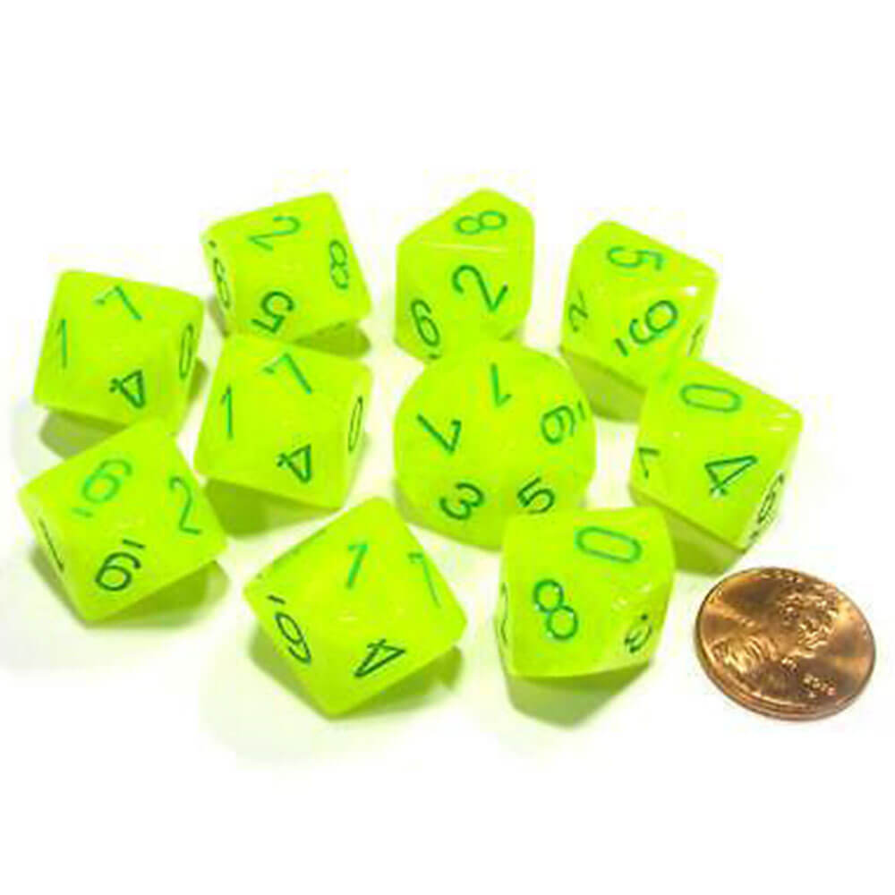 Conjunto de vórtice de 10 mortes de Chessex D10