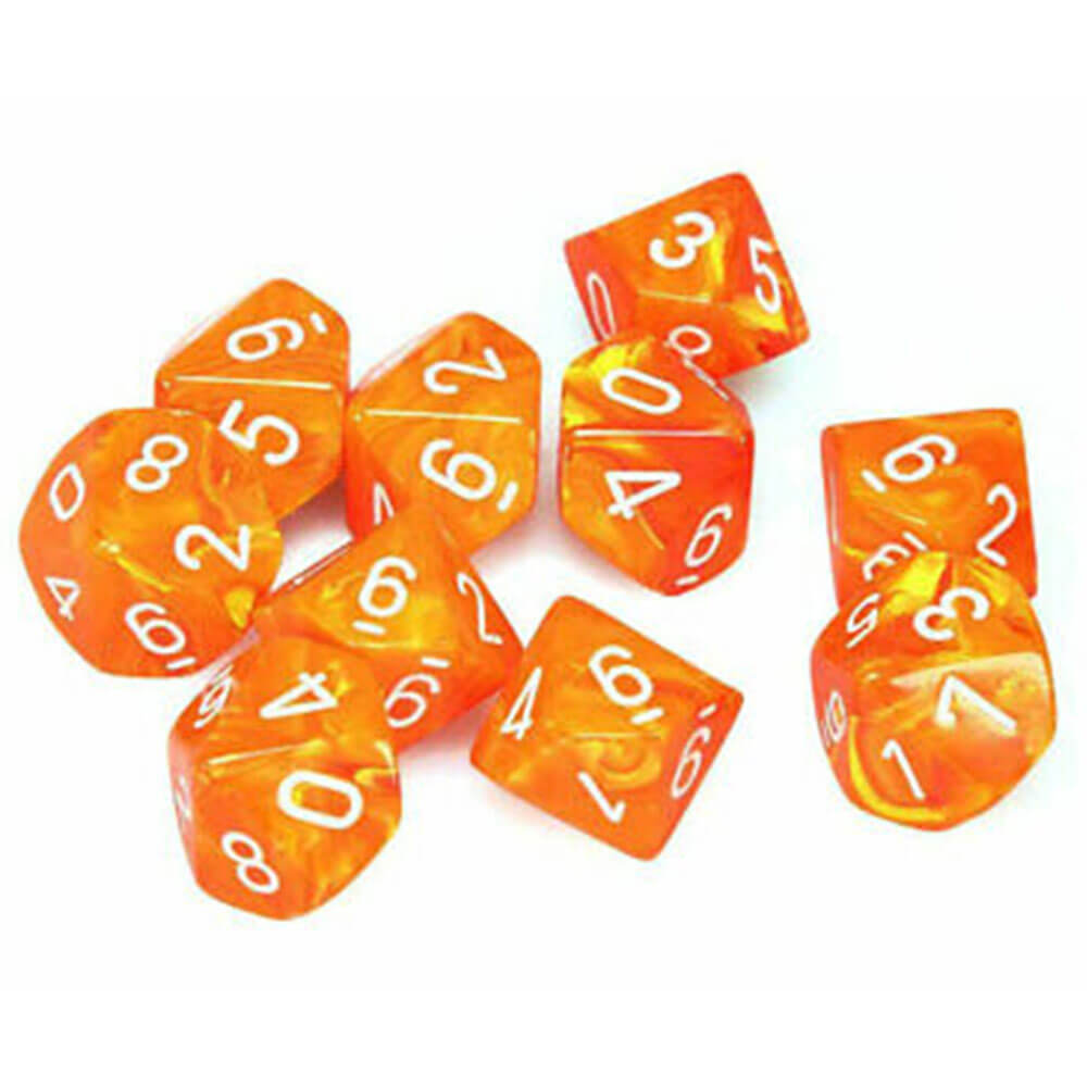 Conjunto de vórtice de 10 mortes de Chessex D10