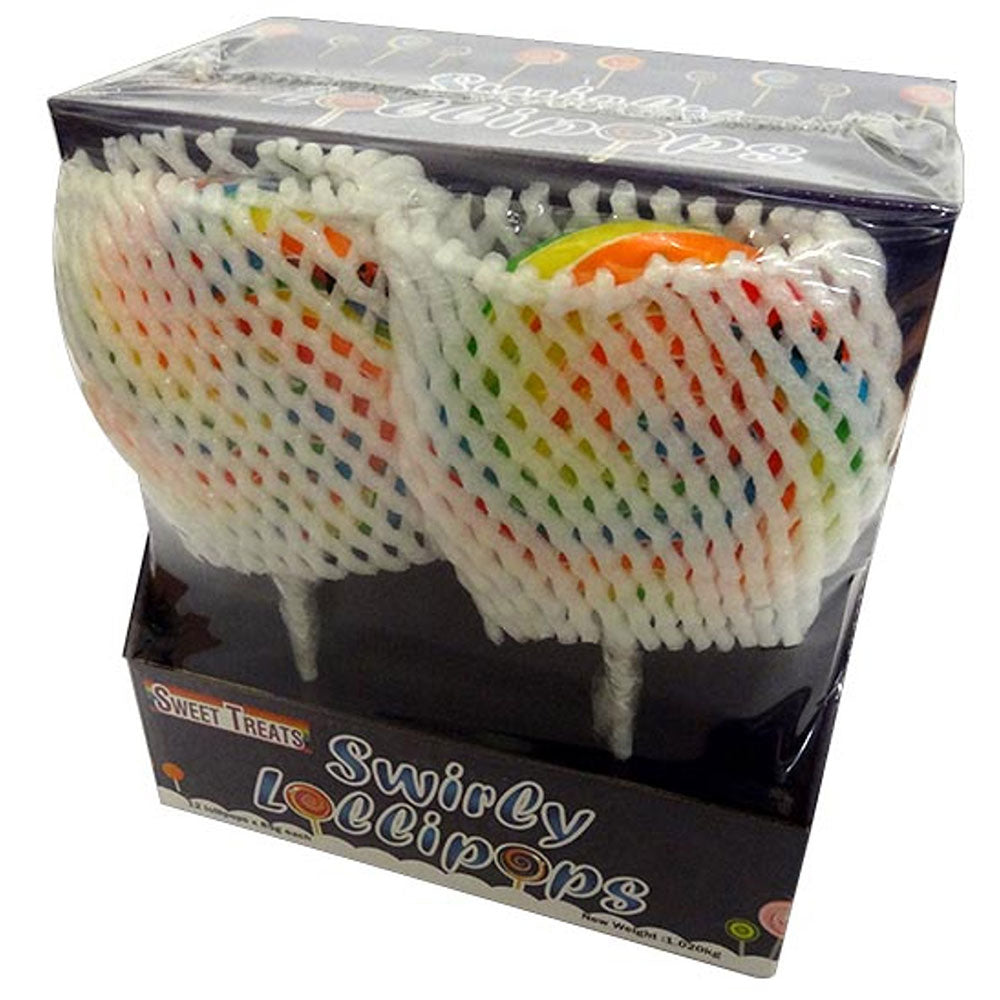 Søte godbiter swirly lollipops (12x85g)