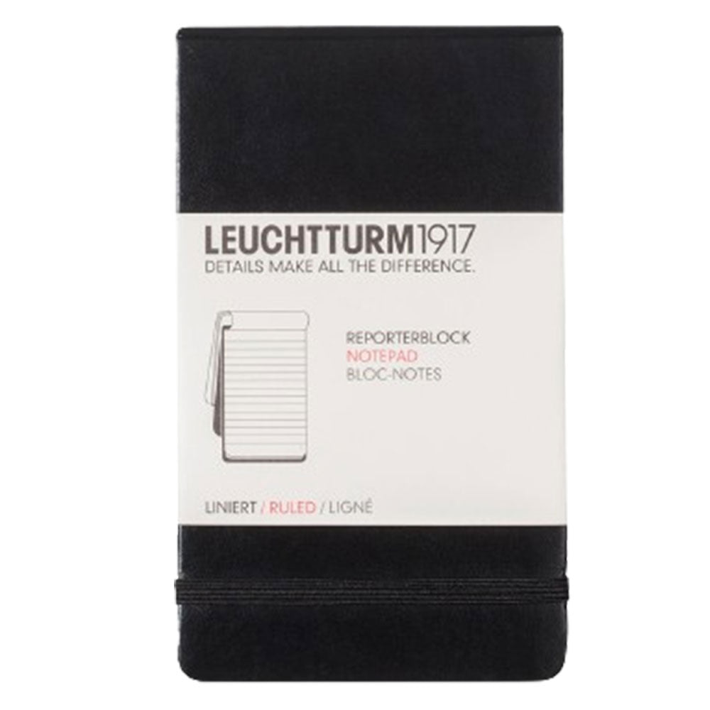 Reporter A6 Pocket Notepad med Hardcover (sort)