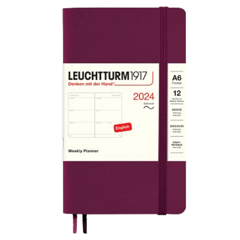 2024 A6 -veckor Pocket Planner (SoftCover)