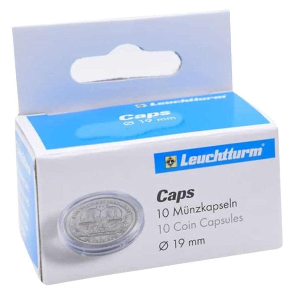 Leuchtturm Coin Capsules 10pk (fra størrelse 10-19)