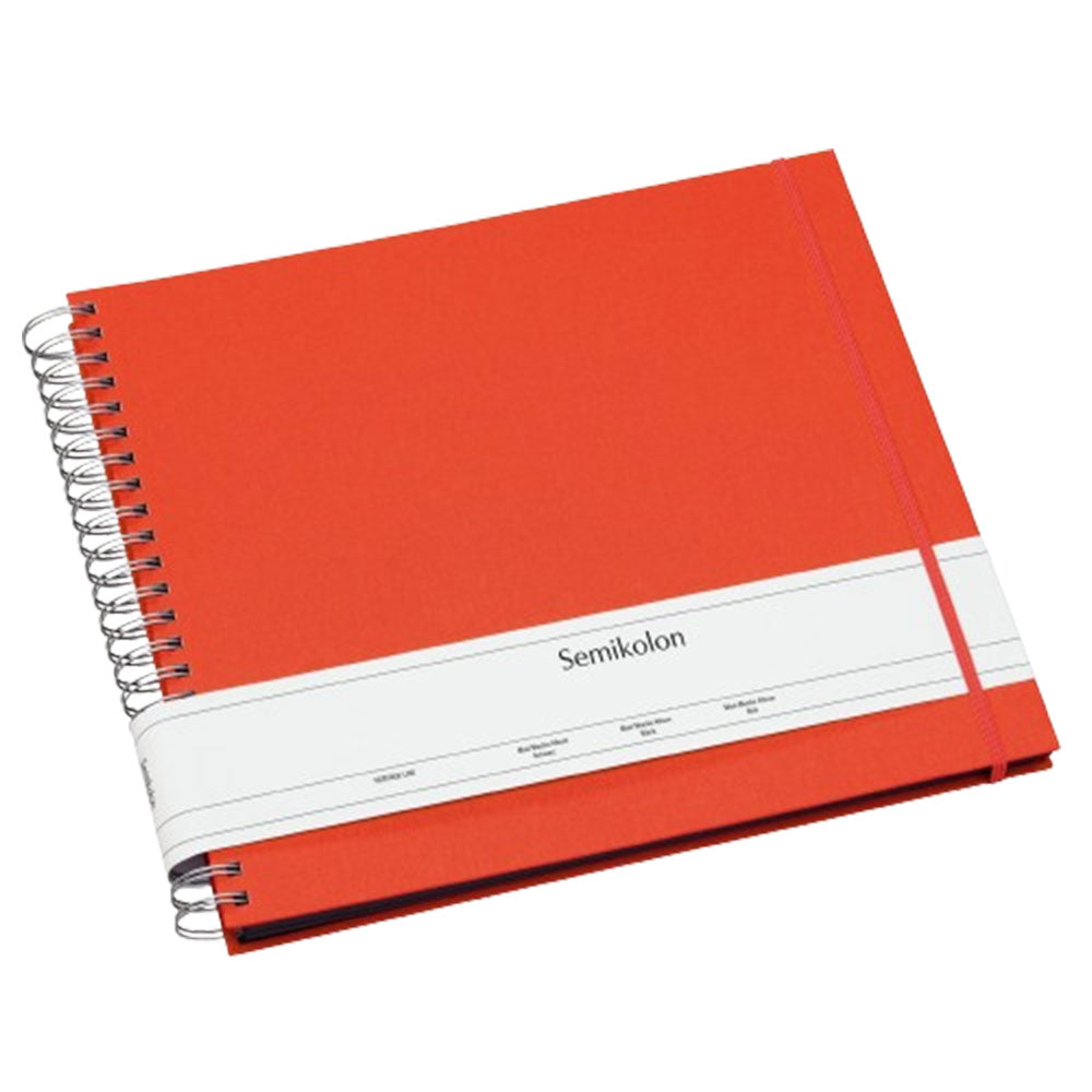 Spiral Mucho Photo Album with Black Pages (Orange)