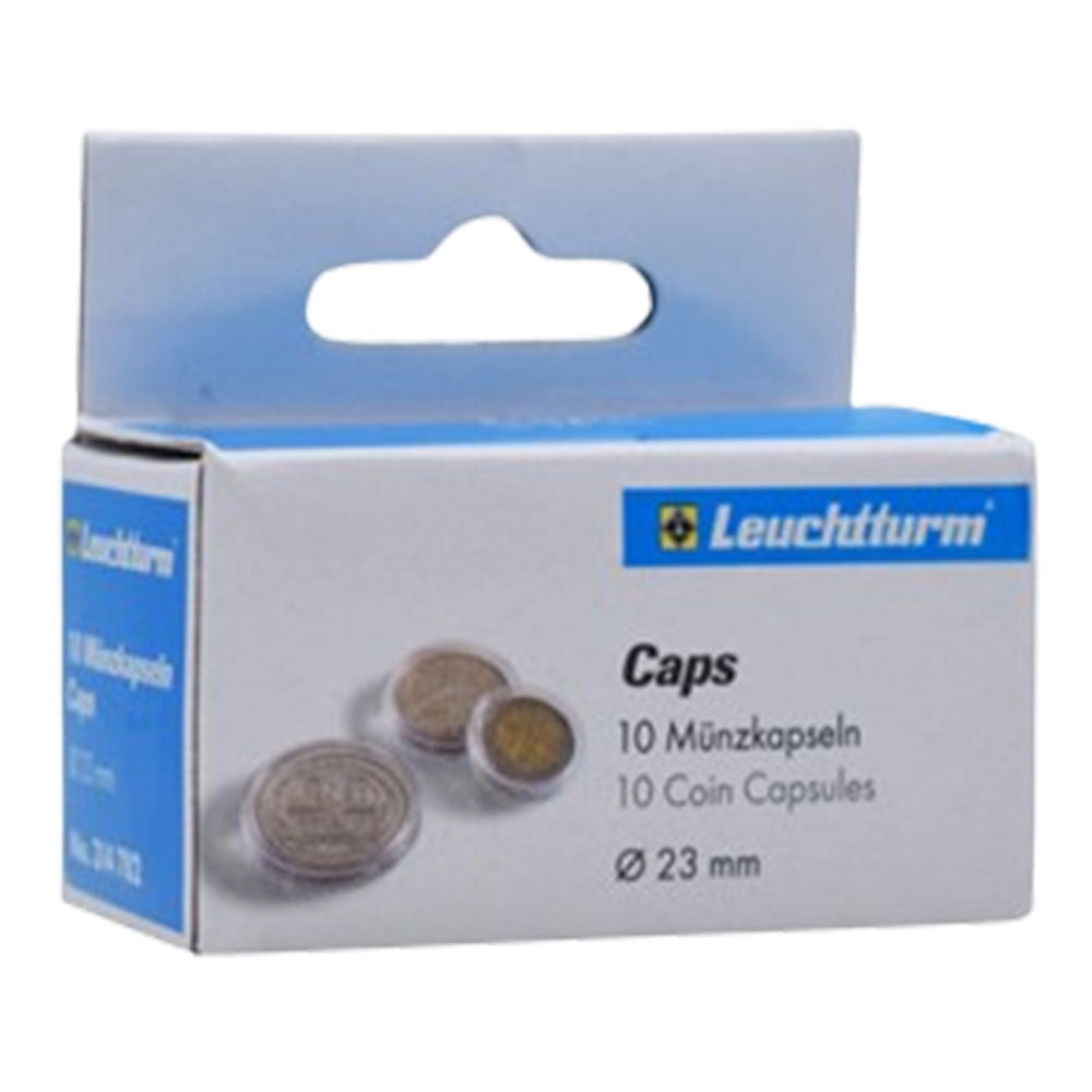 Leuchtturm Coin Capsules 10pk（サイズ20-29から）