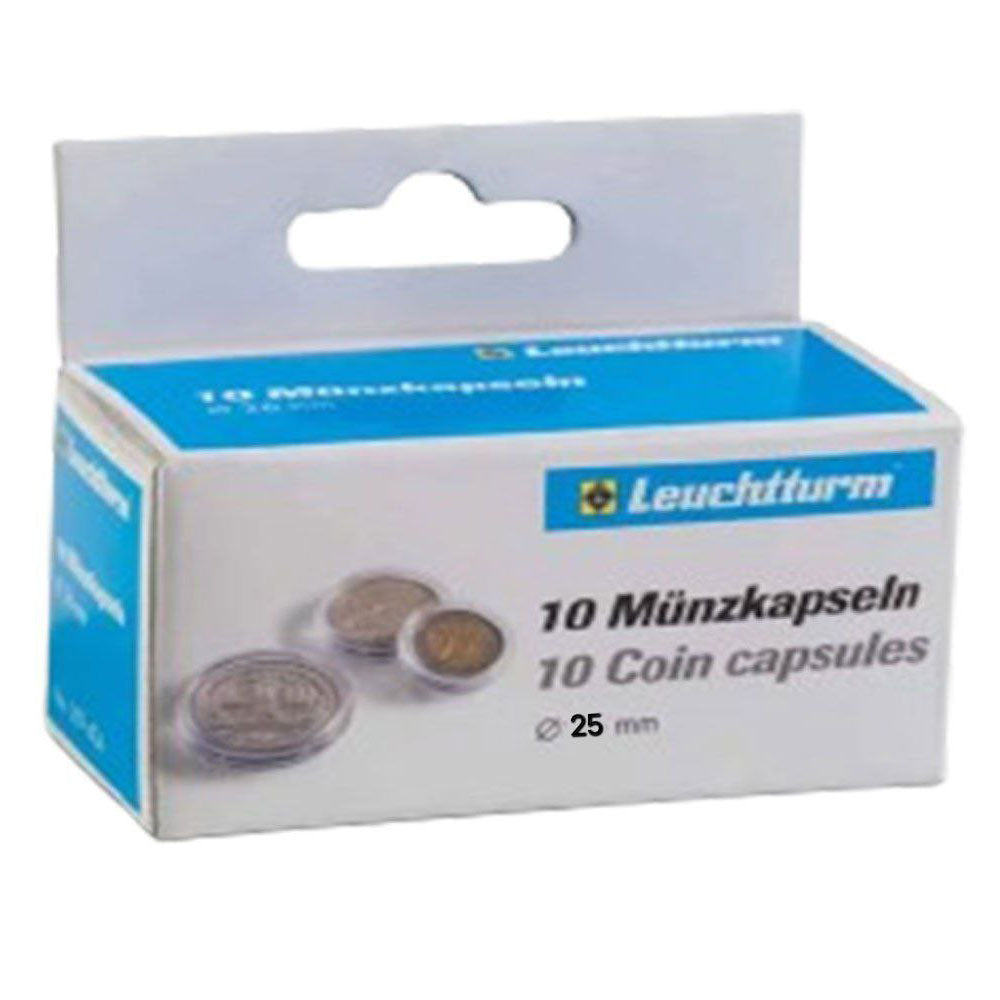 Leuchtturm Coin Capsules 10pk (från storlek 20-29)