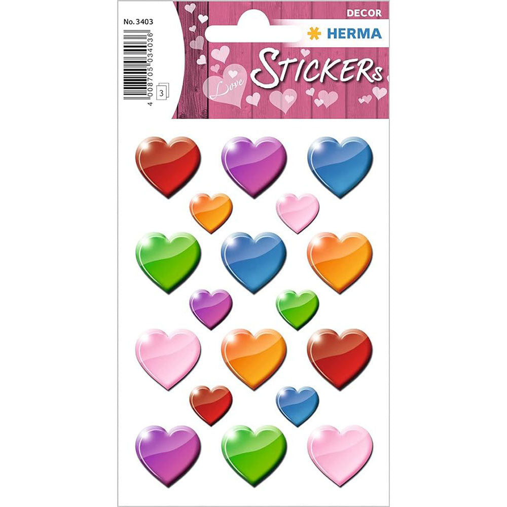 Herma Decor Coloured Hearts Sticker