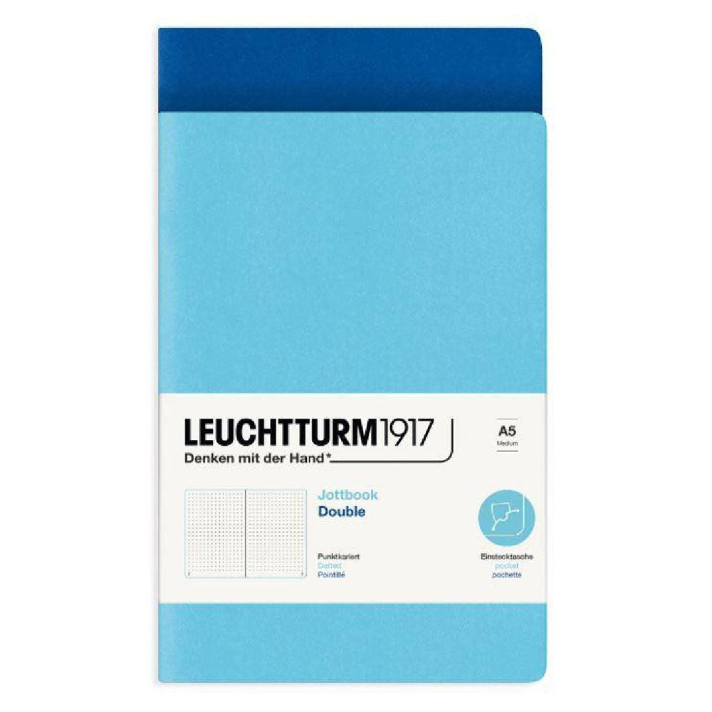 Leuchtturm Twin Pack Jottbook Dotted A5