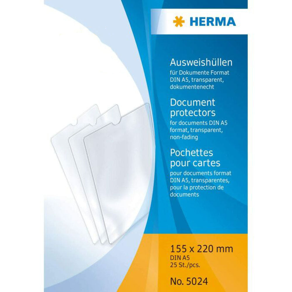 Herma Document Protectory 25pk