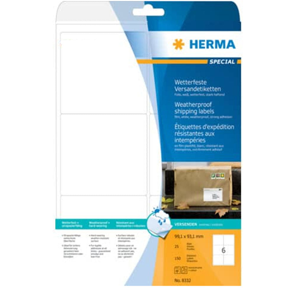 Herma Weatherboof Shipping Labels A4 (White)