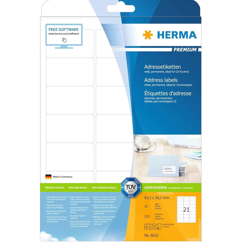 HERMA Premium Adressetiketter A4 10pc