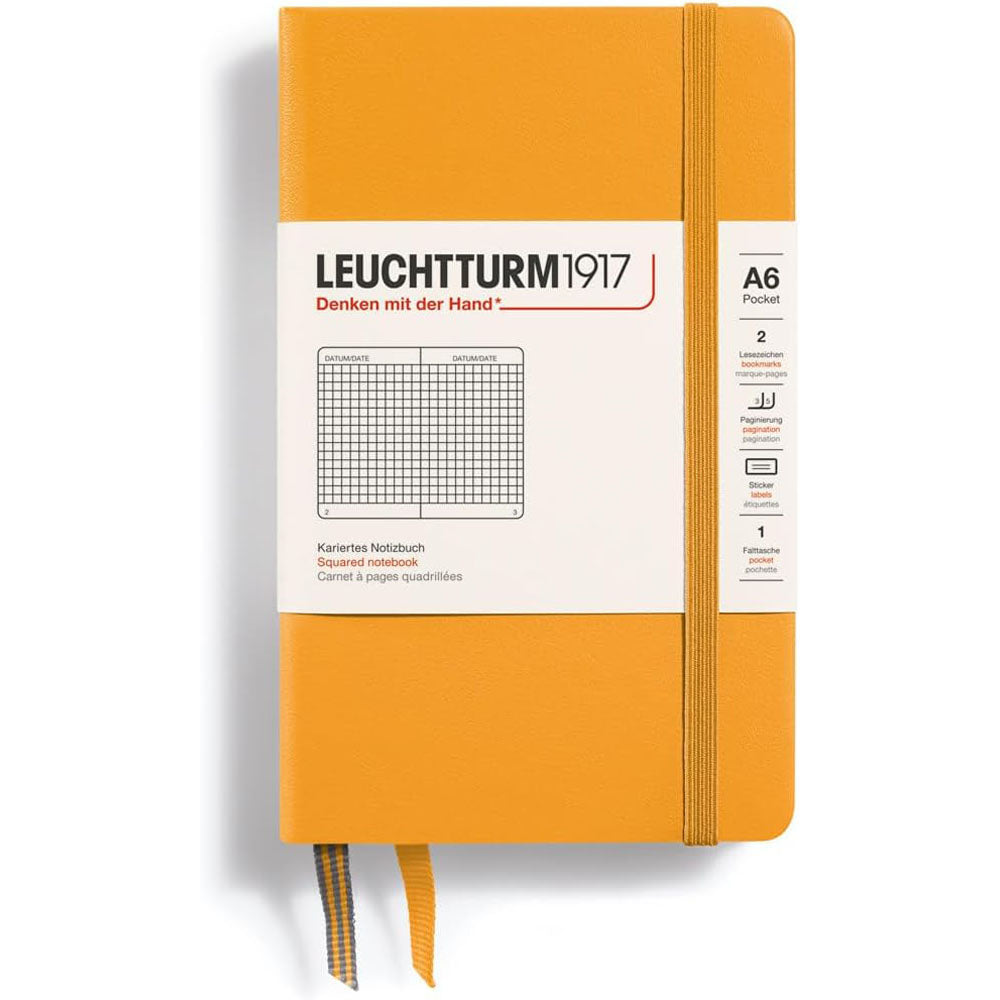 Leuchtturm Hardcover Squared Notebook A6