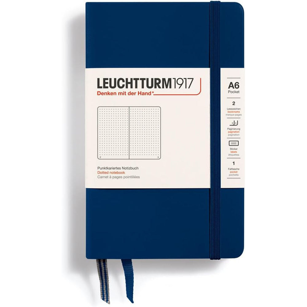 Leuchtturm w twardej okładce kropkowana notatnik A6