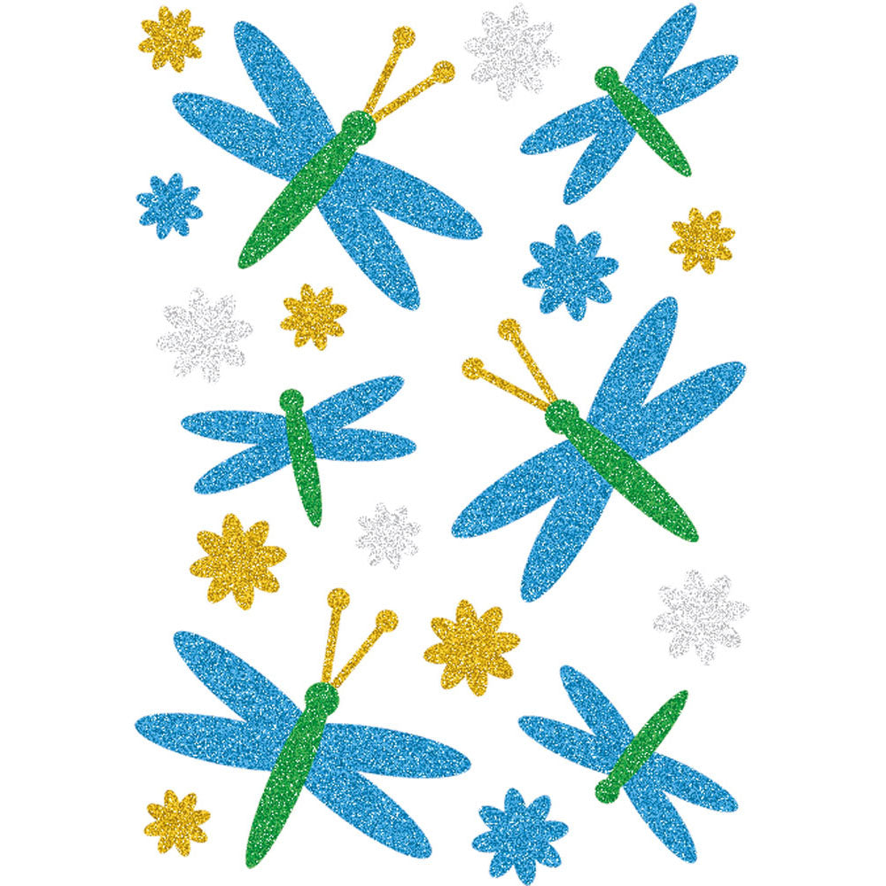 Herma Dragonflies Glittery Sticker