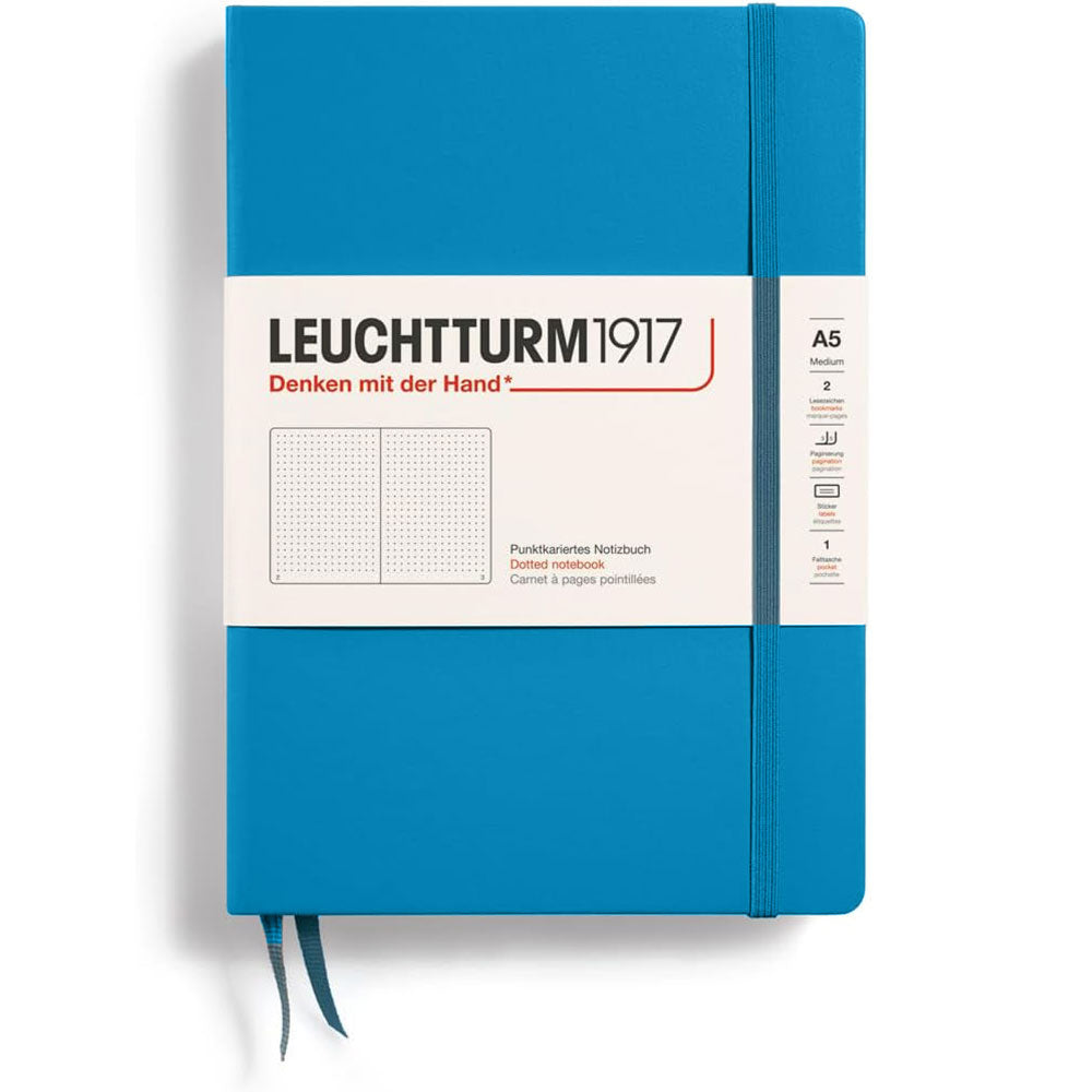 Leuchtturm Hardcover Dotted Notebook A5 (Blue)