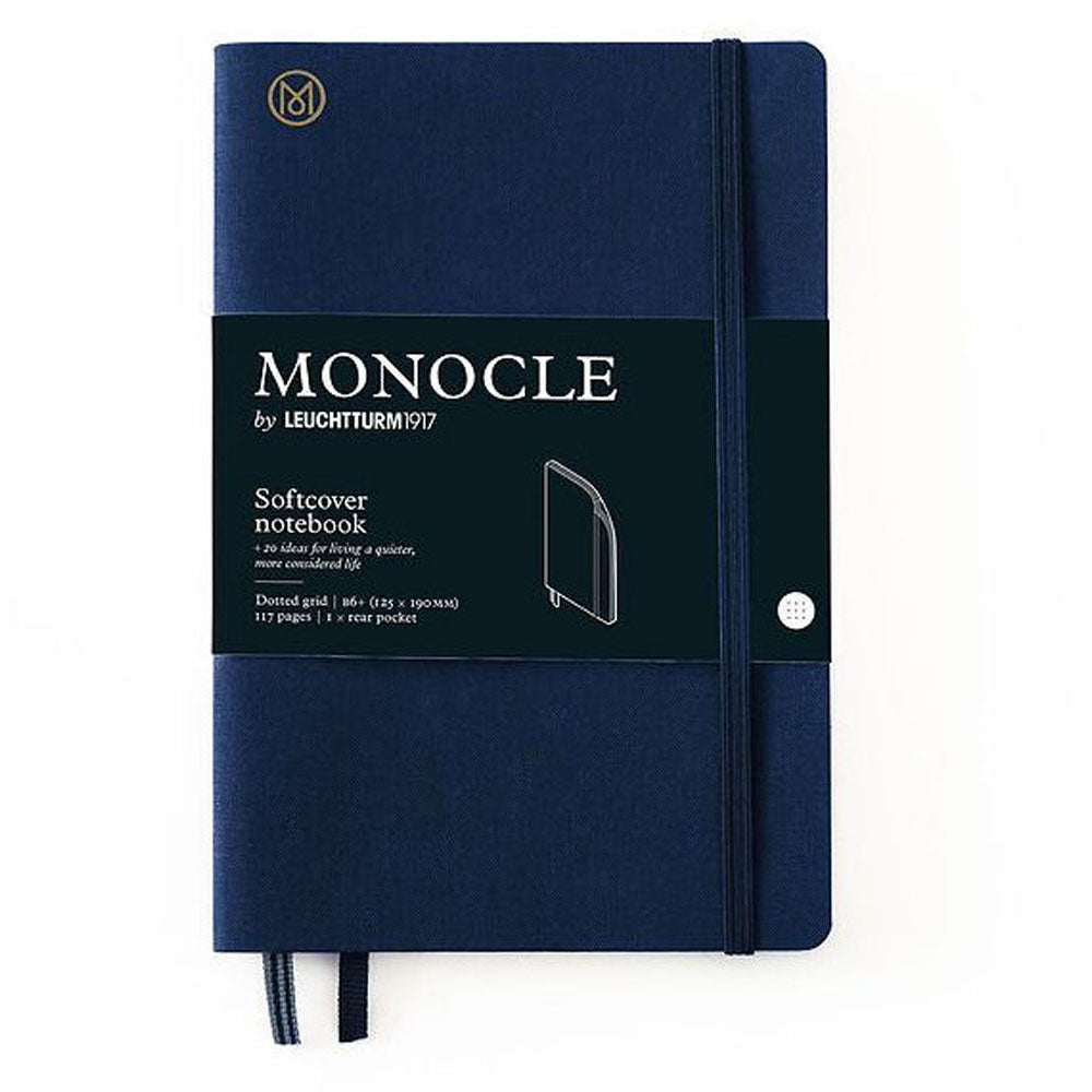 Leuchtturm Monocle Softcover prickade anteckningsbok B6+