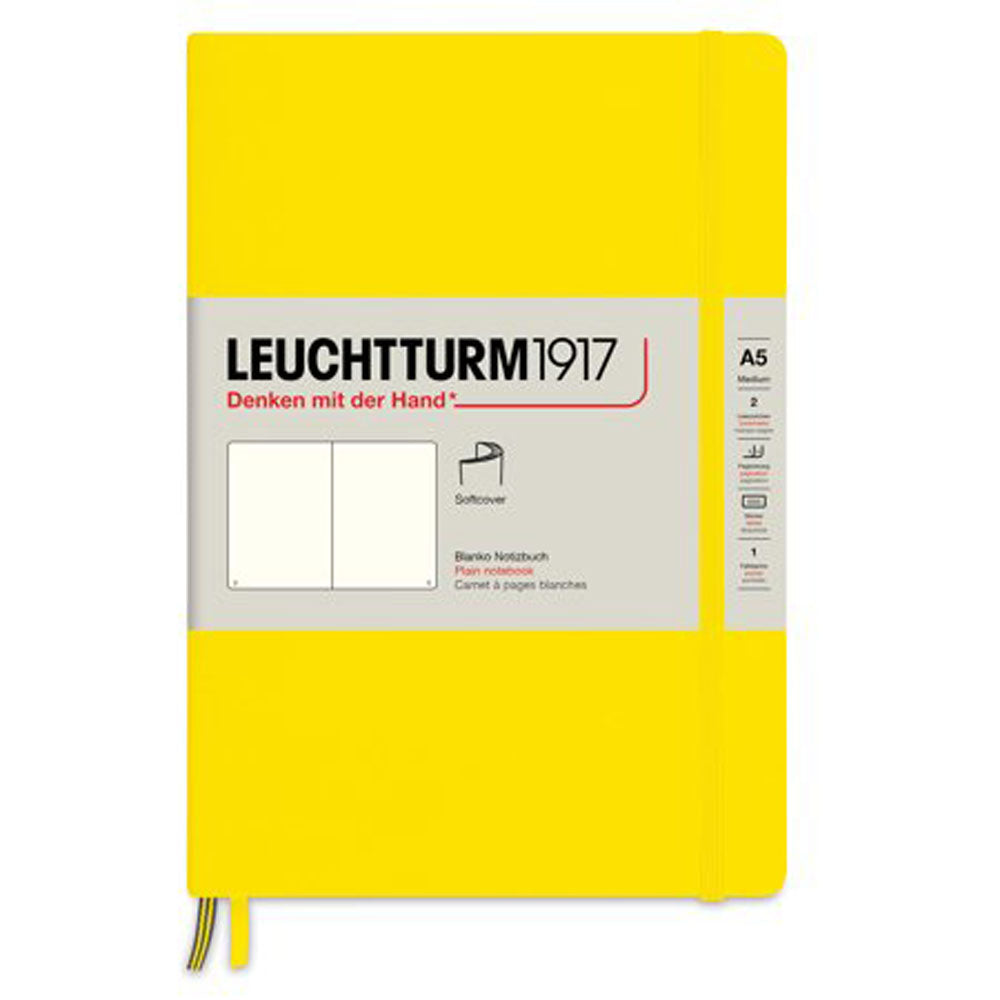 Leuchtturm Softcover Plain Notebook A5