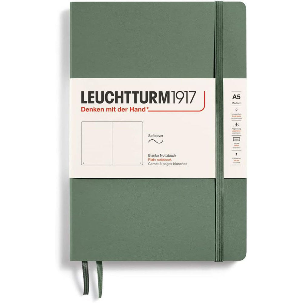 Leuchtturm Softcover Plain Notebook A5