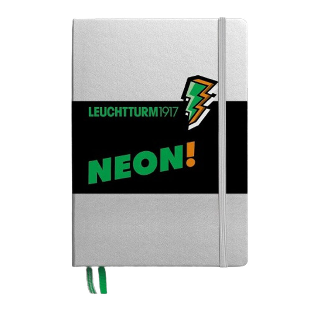 Leuchtturm HC SilverとNeon Dotted A5ノートブック