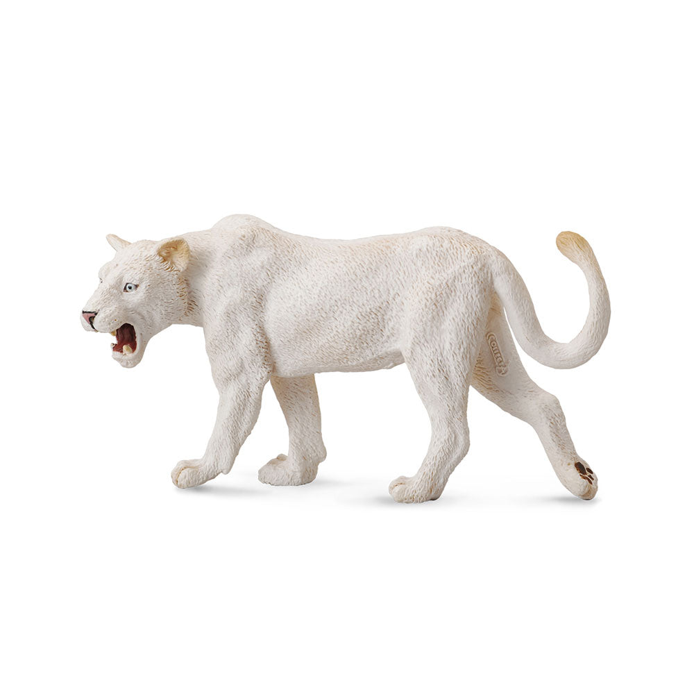 Figura de leão branco coleciona (grande)