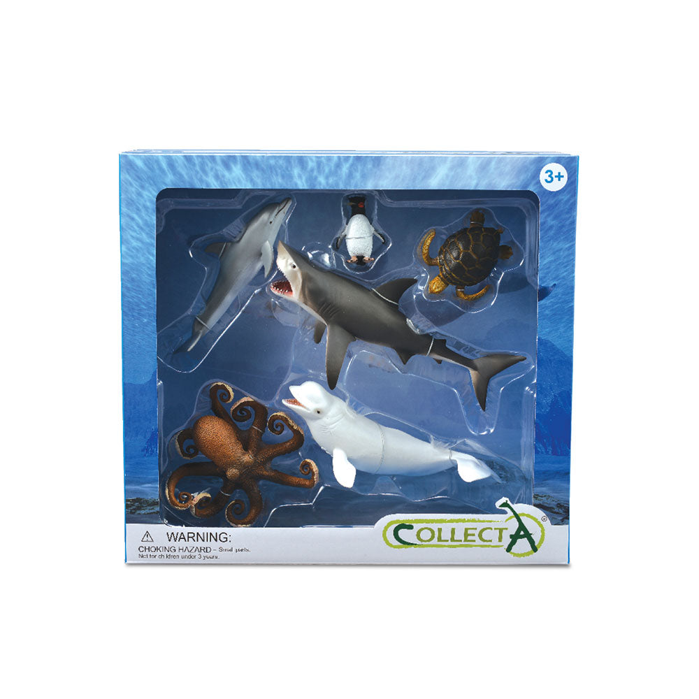 COLCA SEA Animal Figures Gift Set (Pack of 6)