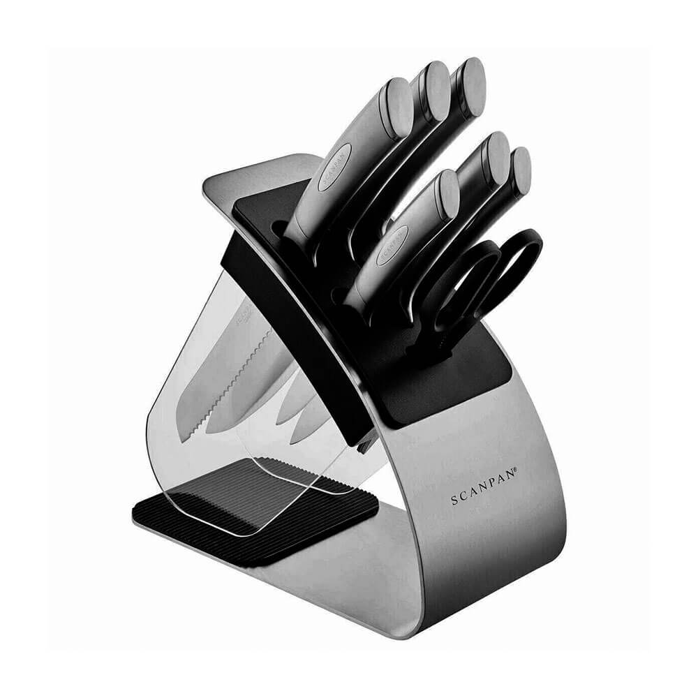 SCANPAN Classic Eclipse Knife Block Juego (8pcs)