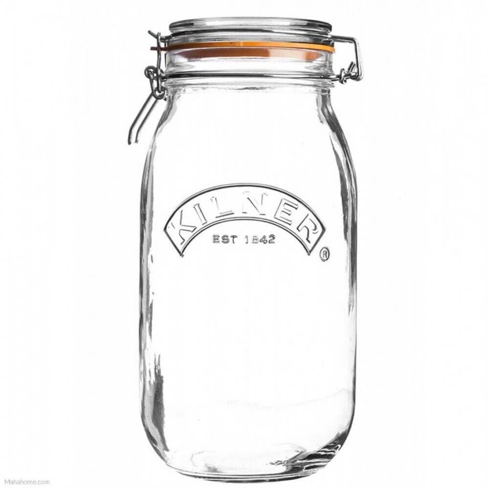 Kilner Clip Top Rundes Glas (klar)