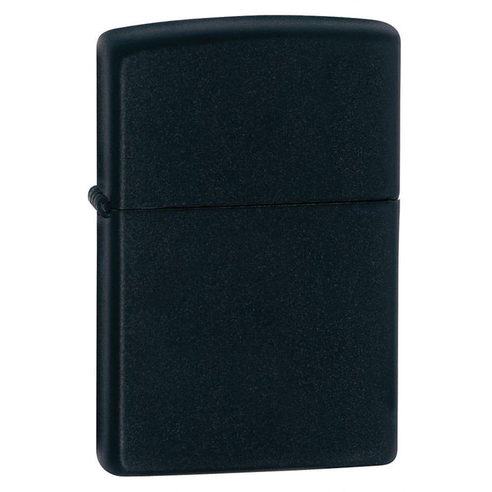 Zippo mat finish lettere (sort)