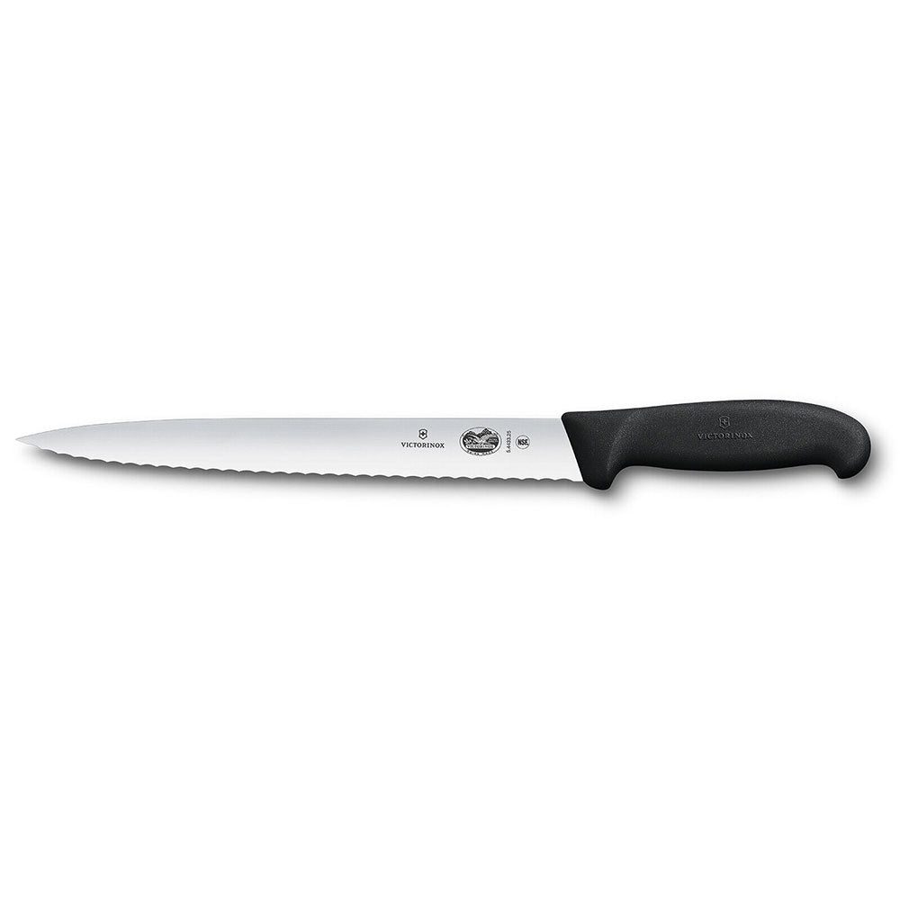 Spiss spiss kant skiver kniv fibrox 25cm (svart)