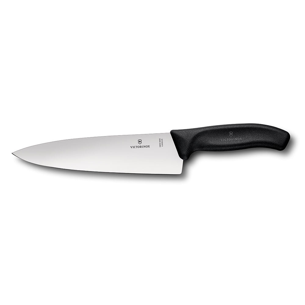 Ekstra bred klinge koge udskæring kniv 20 cm (sort)