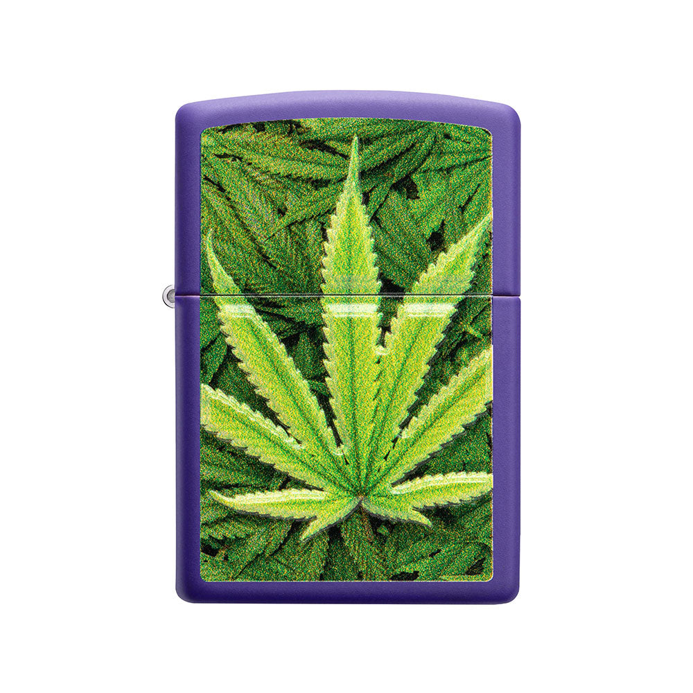 Accendino antivento di cannabis zippo