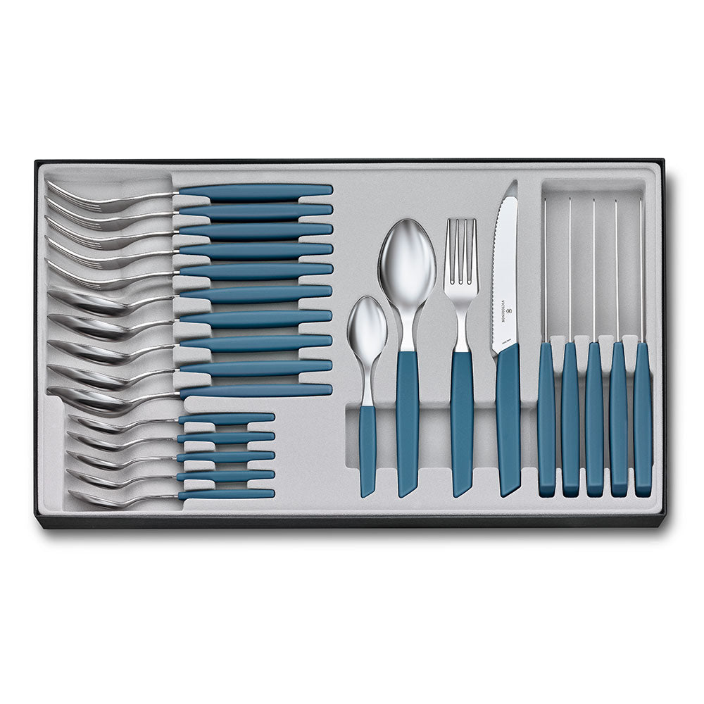 Victorinox Steak Set 24pcs (Cornflower)