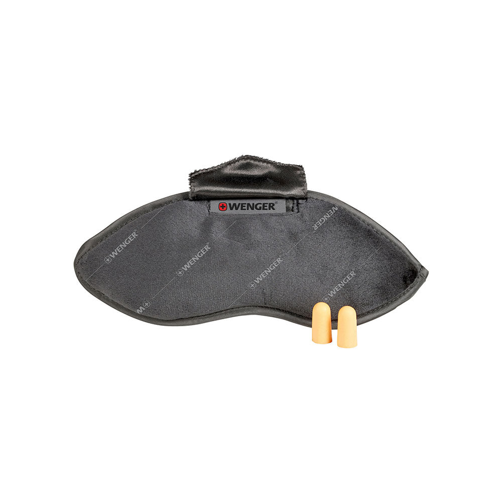 Wenger Eye Mask & Ear Plugs (Black)