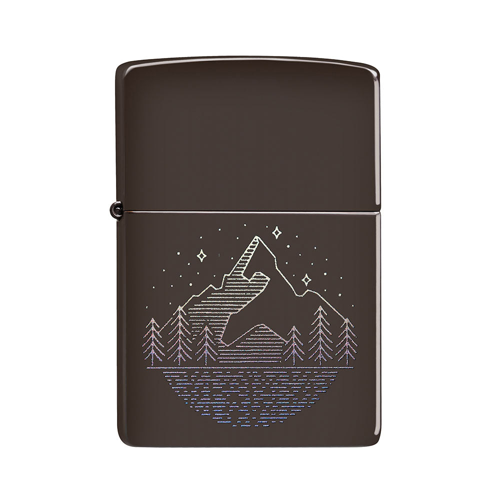 Zippo Mountain Design Windproof Lżejszy