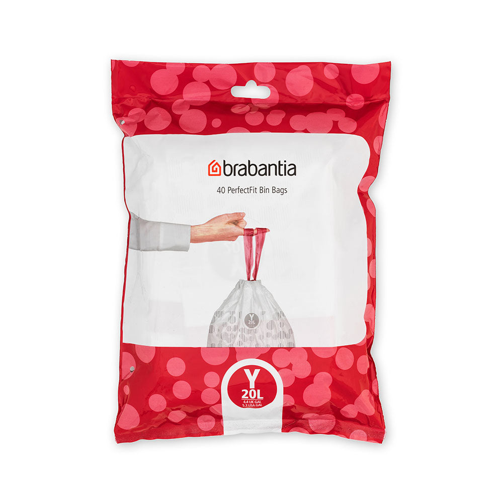 Brabantia PerfectFit Dispenser Pack con 40 bolsas