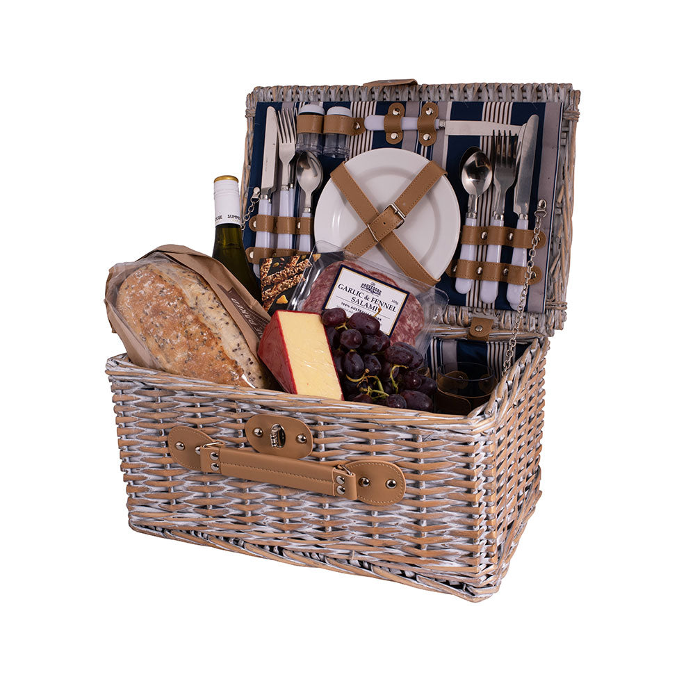 Avanti Hampton Stripe Pattern forncel Picnic Basket