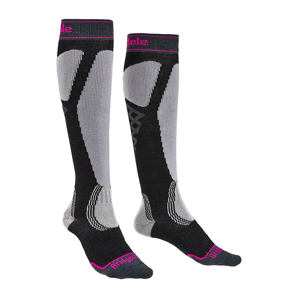 Skidor lätt på Merino Performance Socks (Graphite/Purple)