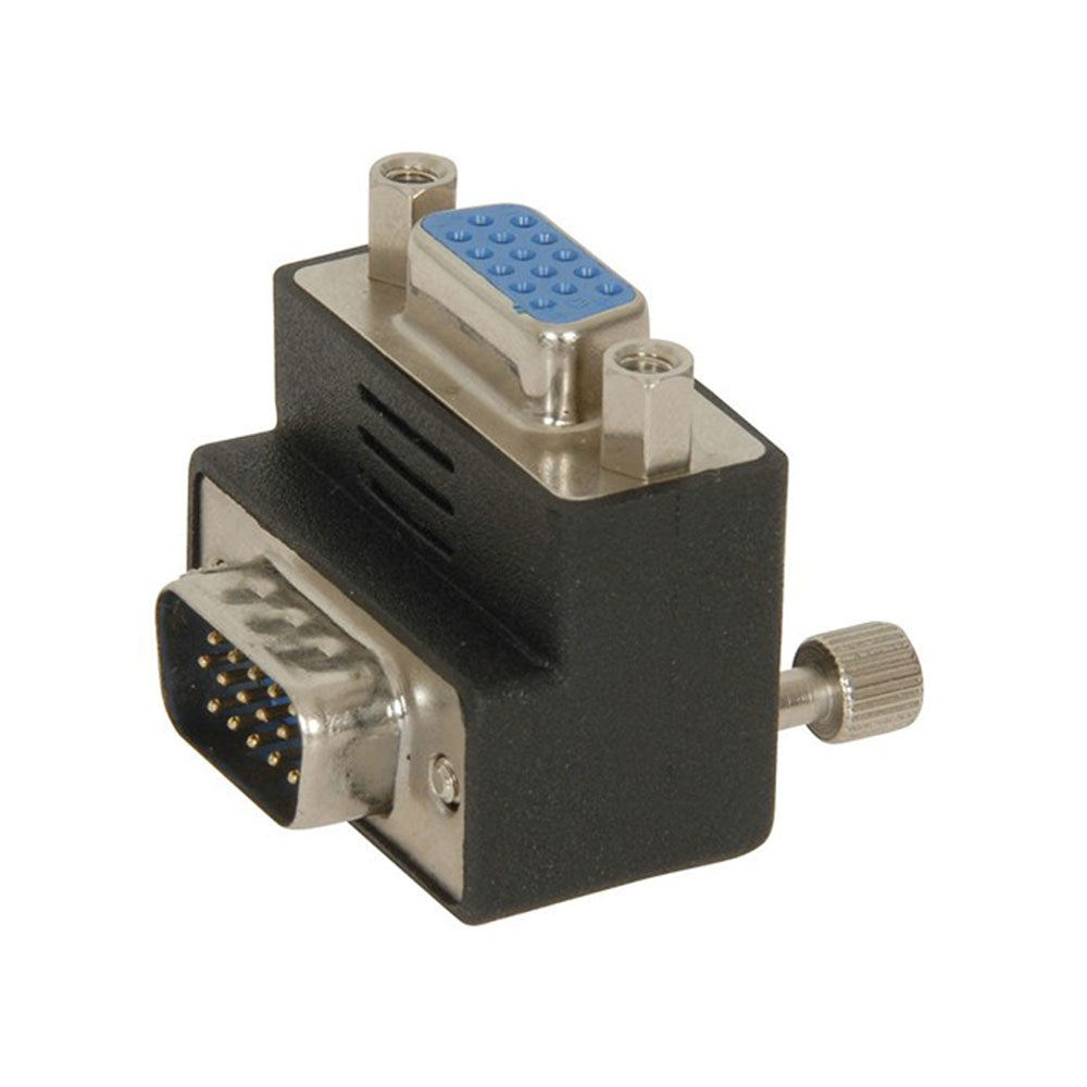 VGA Plug to Socket 90 Degree Adaptor