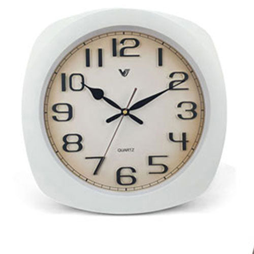 Elegant 3D Number Square Wall Clock