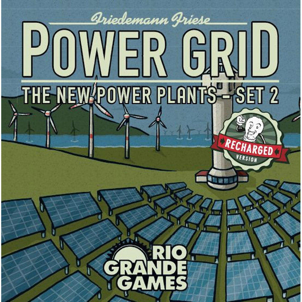 Power Grid New Power Plants Set 2 Expansion Game (Recharged)