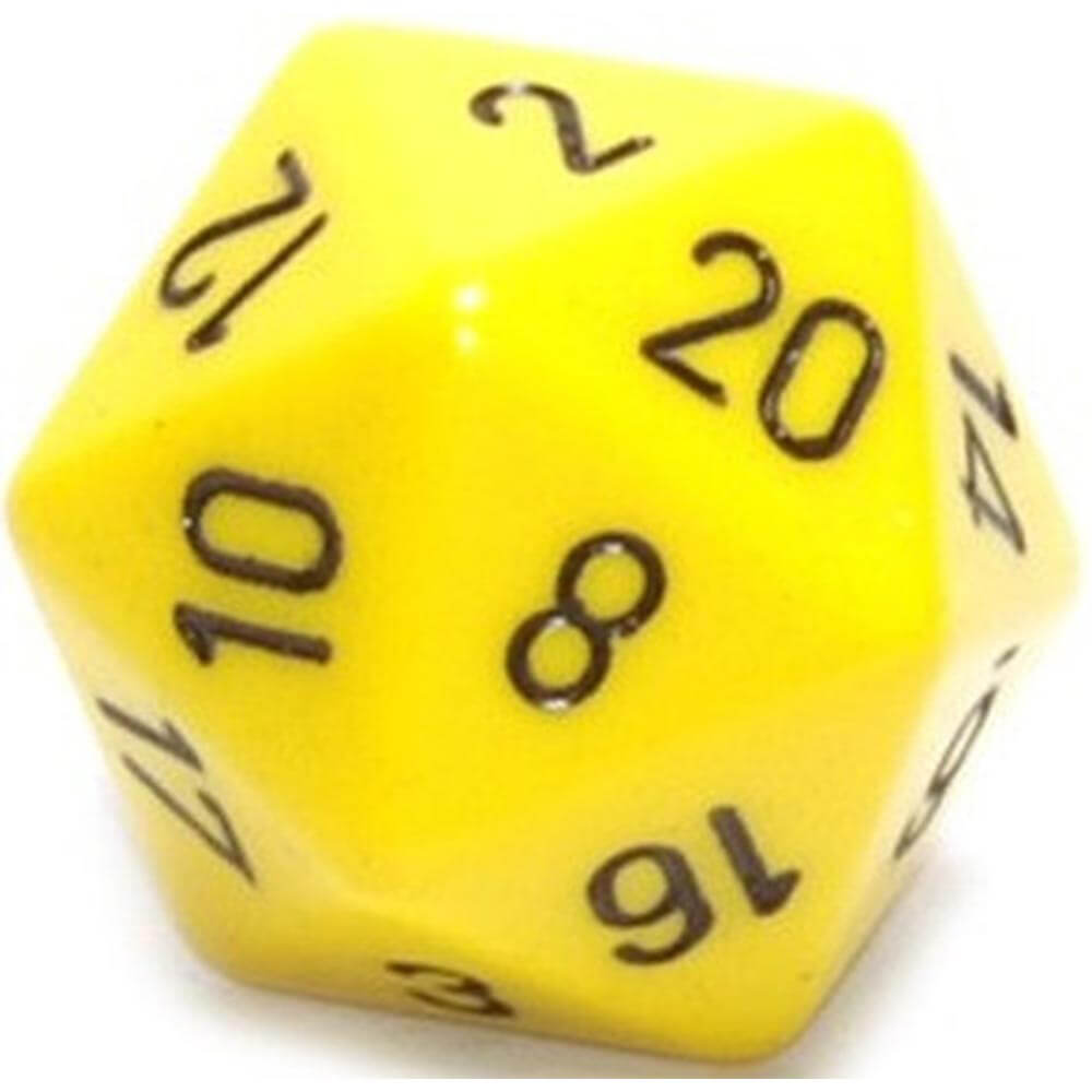  D20 Würfel undurchsichtig (34 mm)