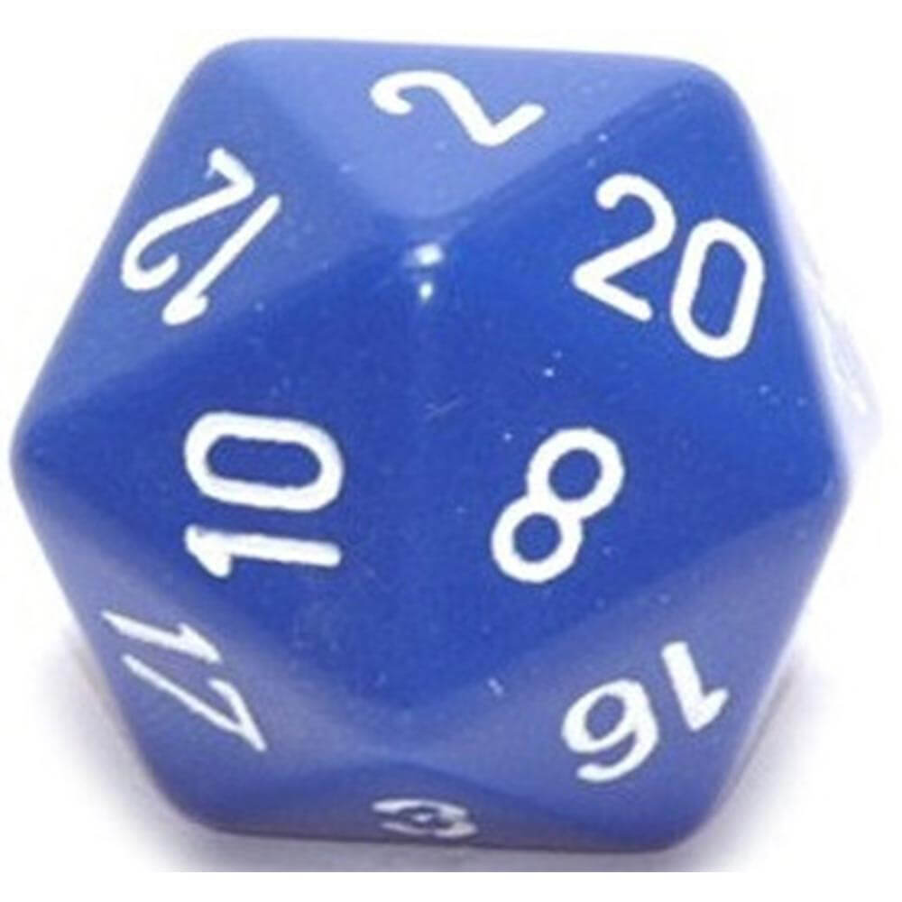 D20 dadi opachi (34 mm)