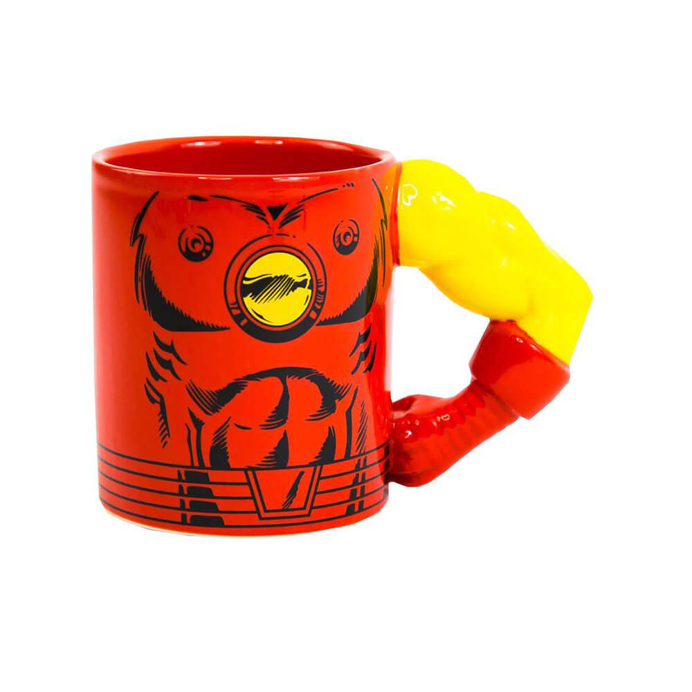 Músculos moldados por caneca de café da Marvel