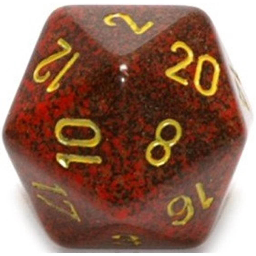 D20 Dice Speckled (34 mm)