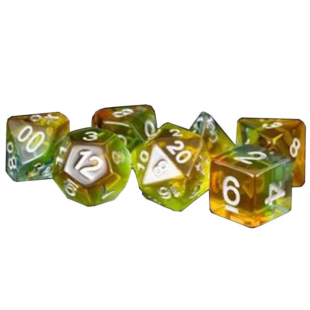 MDG Polyedral Resin Dice Set